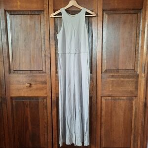 Aritzia Babaton Mikey Tan Beige High-neck Wide Leg Cropped Jumpsuit Size 0